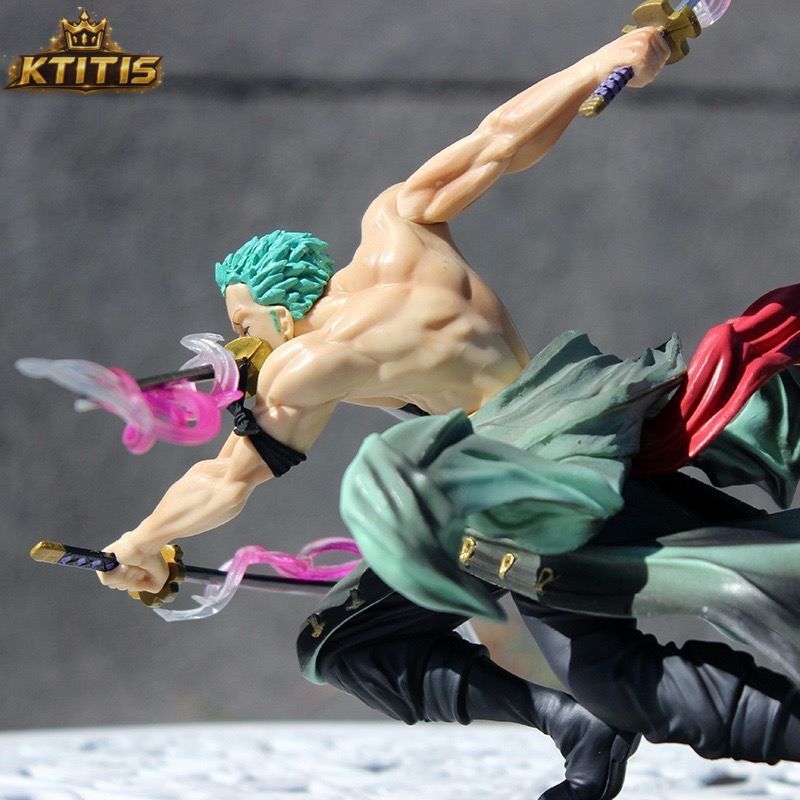 One Piece Roronoa Zoro Figure β Pirate Hunter 3-Sword Statue