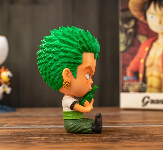 One Piece Roronoa Zoro Chibi Figure – Cute Anime Collectible