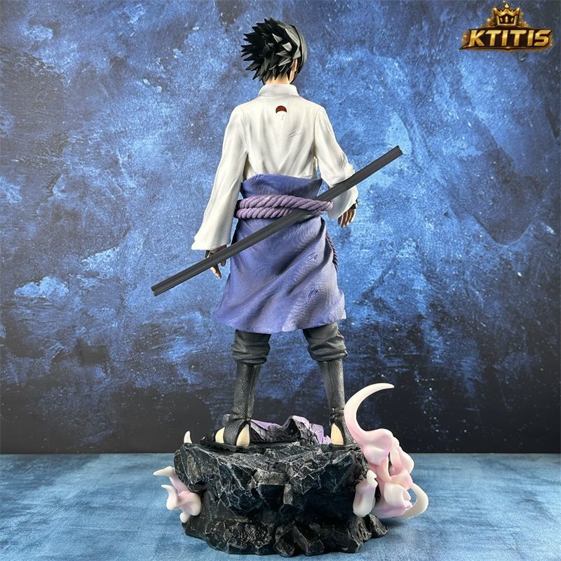 Sasuke Curse Mark & Hawk Statue 42CM