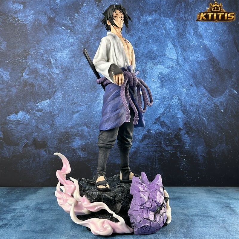 Sasuke Curse Mark & Hawk Statue 42CM