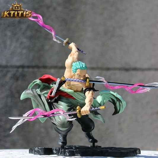 One Piece Roronoa Zoro Figure – Pirate Hunter 3-Sword Statue