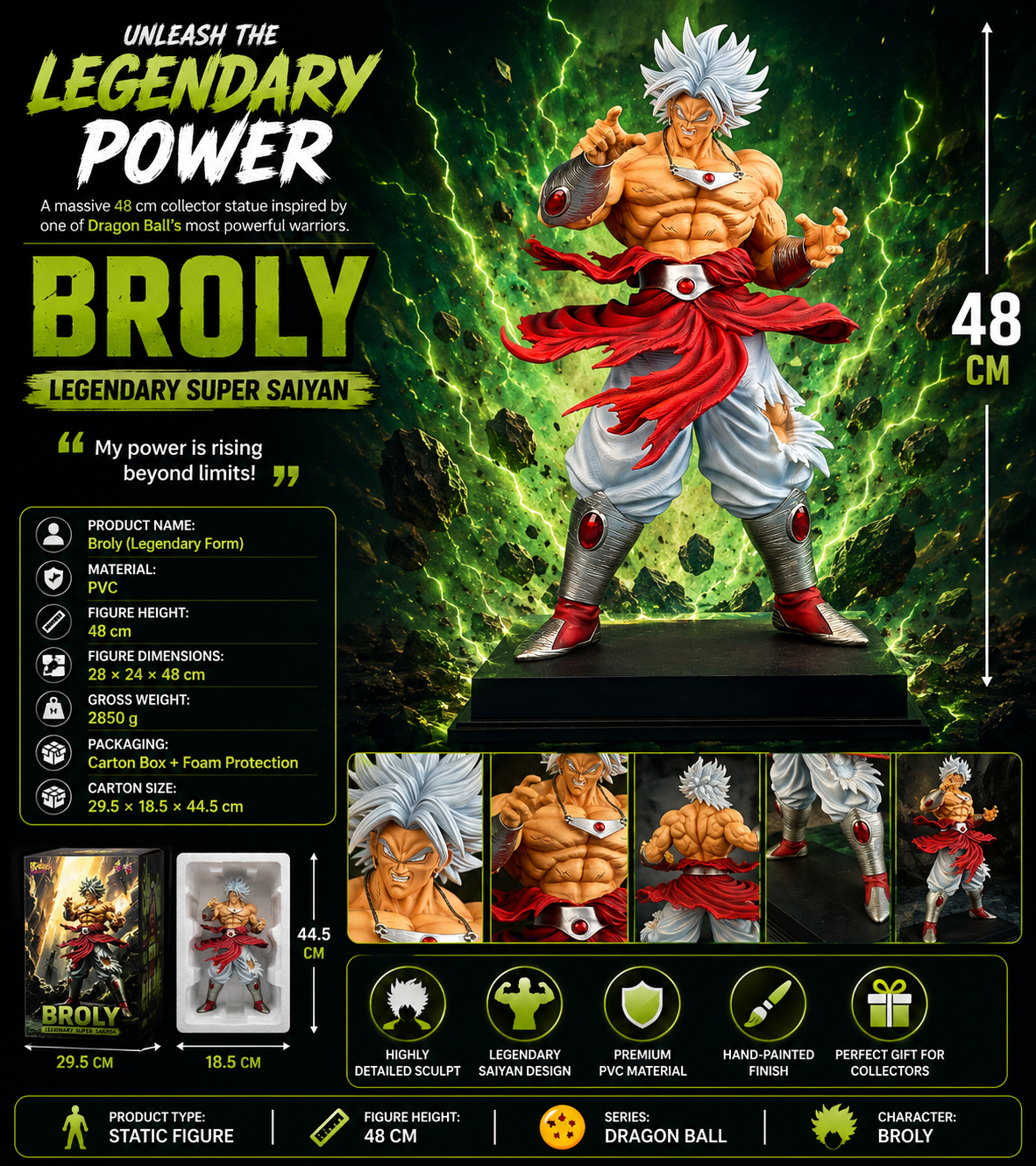 Dragon Ball Broly Legendary Super Saiyan Figure