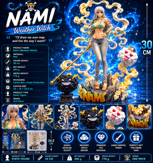 One Piece Nami Weather Witch Figure