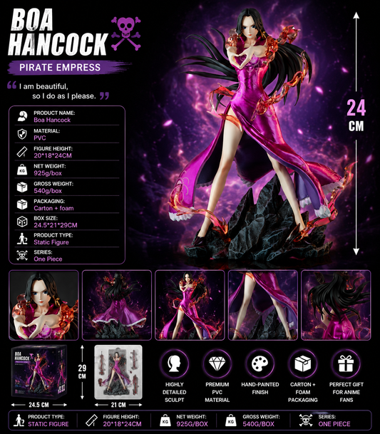 Boa Hancock Figure 24CM | Pirate Empress One Piece Statue