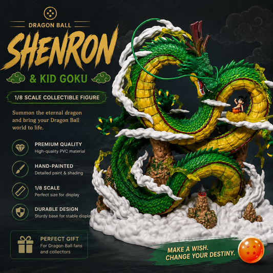 Dragon Ball Shenron & Kid Goku Figure