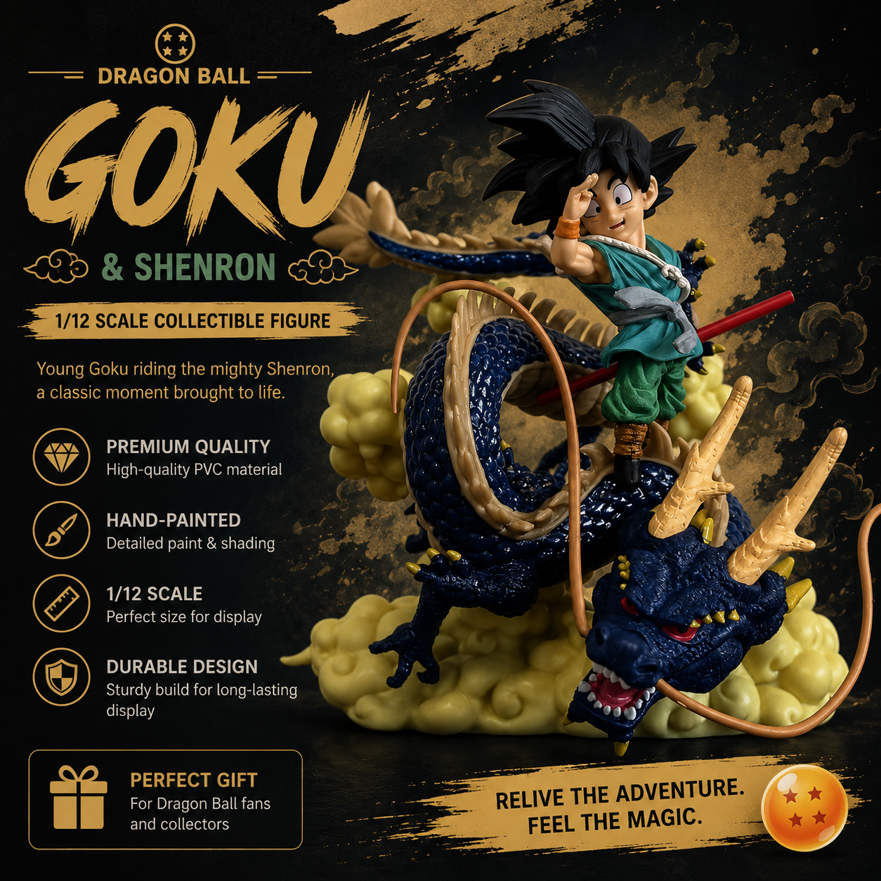 Dragon Ball Goku & Shenron Figure