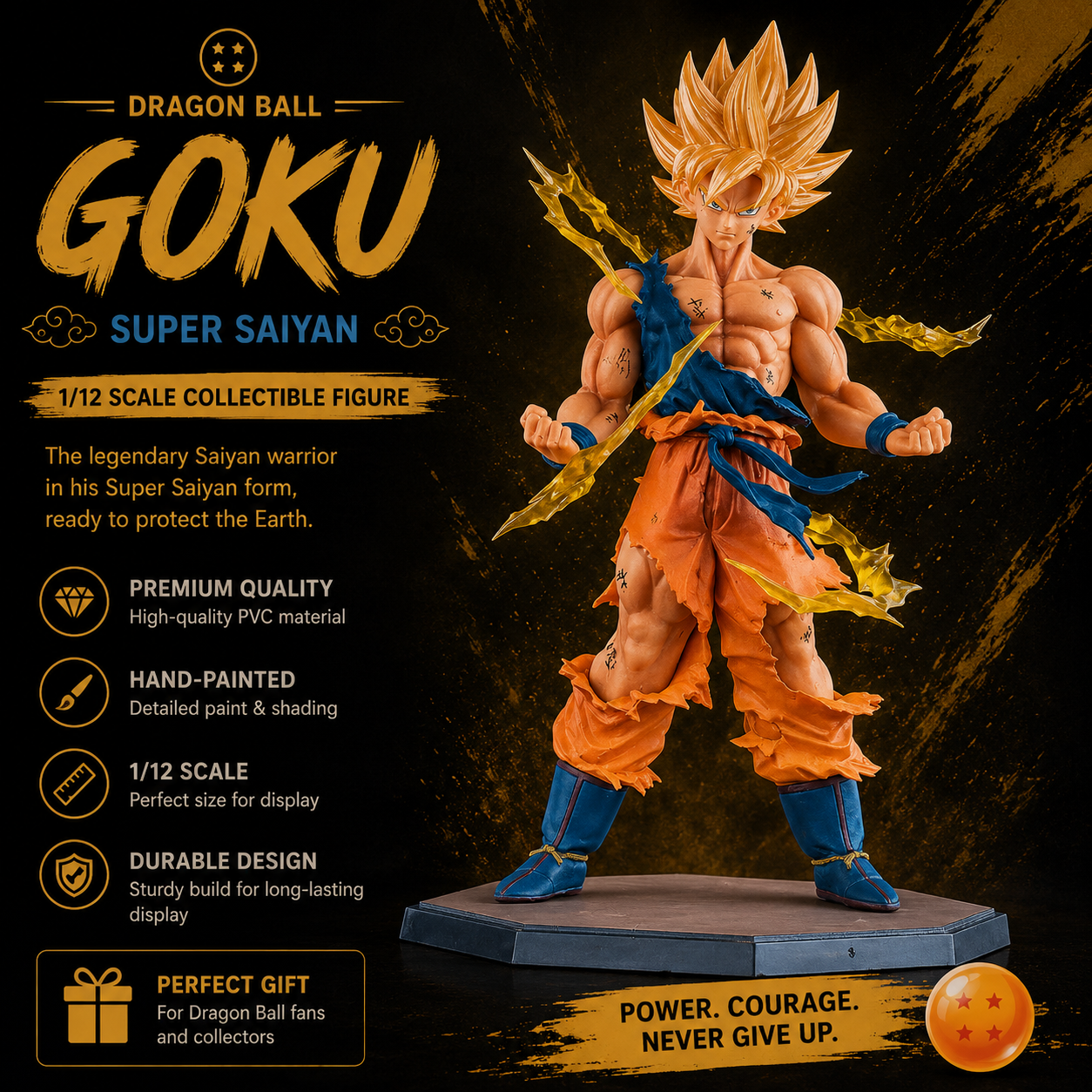 Dragon Ball Super Saiyan Goku Figure
