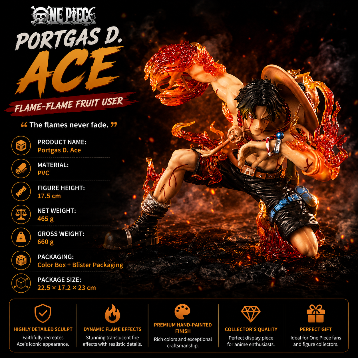 One Piece Portgas D. Ace Figure