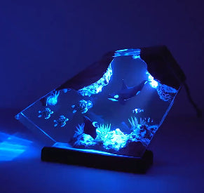Orca & Turtle Resin Night Light