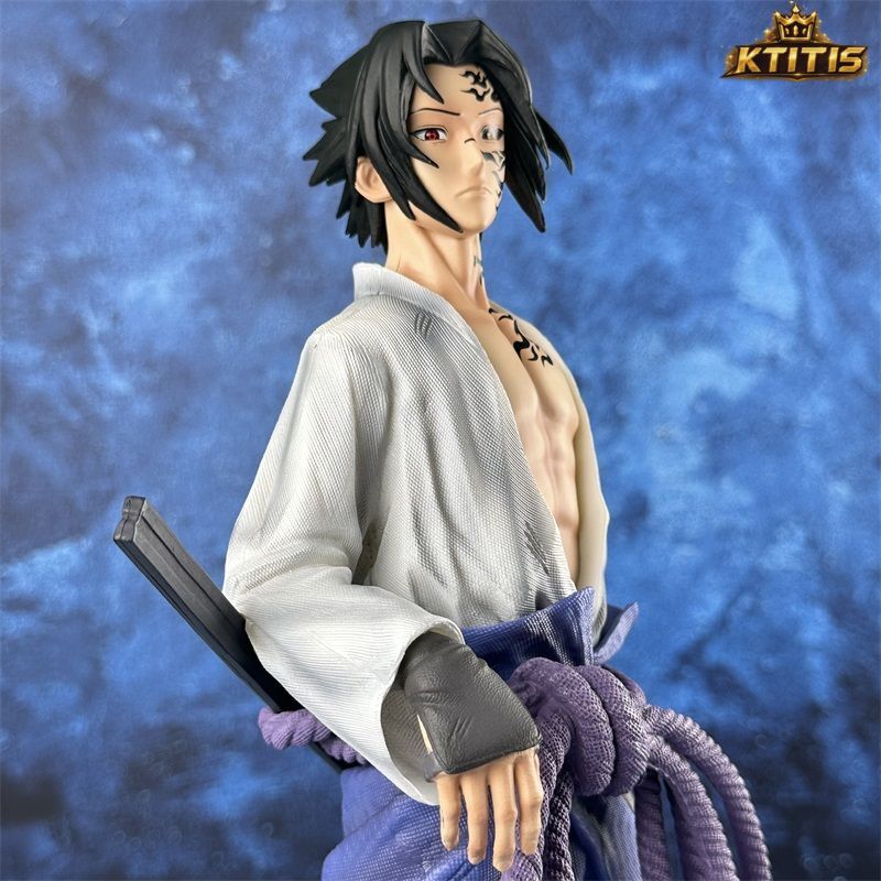 Sasuke Curse Mark & Hawk Statue 42CM